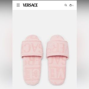 VERSACE ALLOVER SLIPPERS